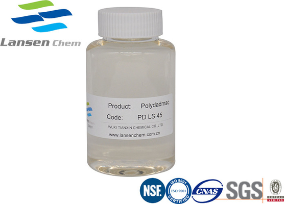 Coagulante de Polydadmac de las industrias del contenido sólido 39%-41% de In Textile Colorless del agente de fijación