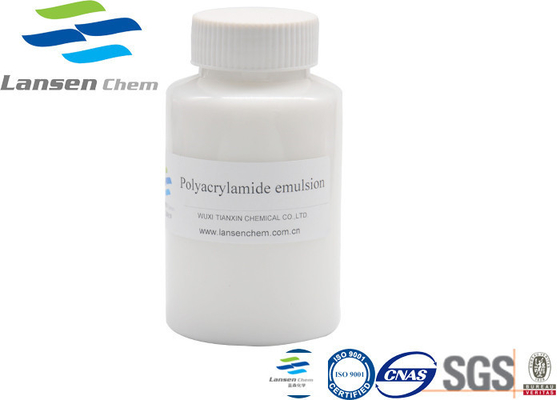 Tratamiento de aguas de los agentes catiónicos de Pam Polyacrylamide Emulsion Textile Auxiliary