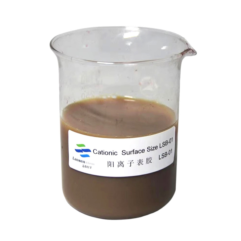 Agente de dimensionamiento de superficie SAE catiónico de alto rendimiento de baja dosis para papel artesanal corrugado de cartón