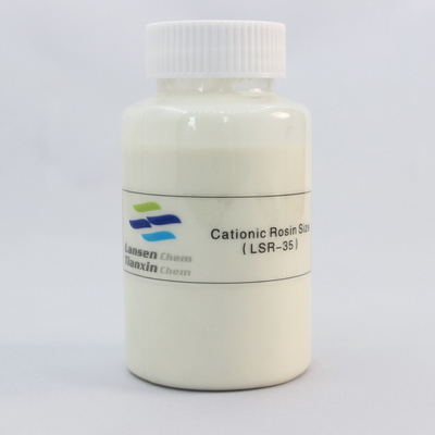 Sustancia química de papel catiónica de la resina el 35% de la emulsión blanca para el papel cultural y el papel del papel prensa