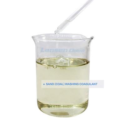 Lavado separado del carbón del fango del agua de lavado de la arena y sustancia química del tratamiento de aguas de mina