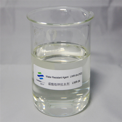 Agente repugnante resistente químico Potassium Zirconium Carbonate de agua para la capa de papel