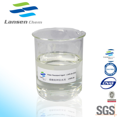 Agente repugnante resistente químico Potassium Zirconium Carbonate de agua para la capa de papel