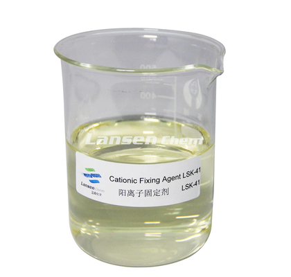 Agente de fijación catiónico de la neutralización química de la carga And Flocculation Effect para la industria de papel