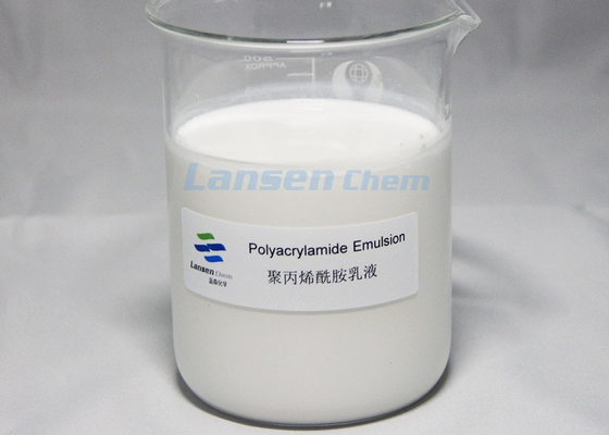Sustancia química municipal de las aguas residuales de los añadidos químicos de la cartulina de la fabricación de papel de la emulsión de la poliacrilamida de la ayuda del filtro de la retención