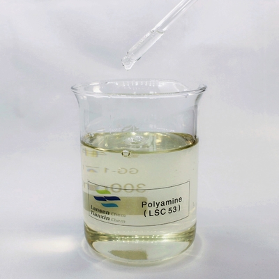 Floculante de poliamina para la decoloración y purificación del tratamiento de aguas residuales
