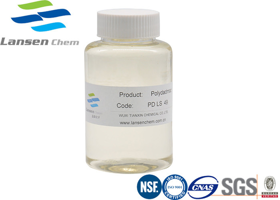 Sustancias químicas Dimethyl polivinílicas catiónicas líquidas viscosas del agua del cloruro de amonio de Diallyl