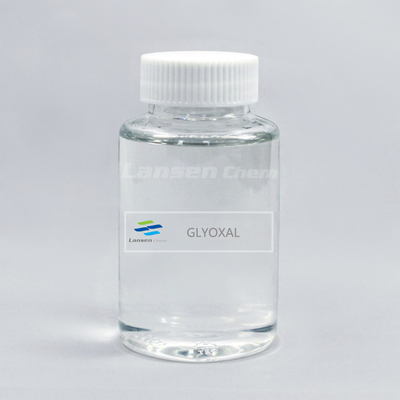 Agente Glyoxal del tratamiento de la fibra el 40% para el agente de acabado acuciante sintético orgánico de la industria textil