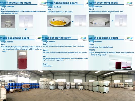 Water Decoloring Agent LSD-01 for Textile Wastewater Treatment