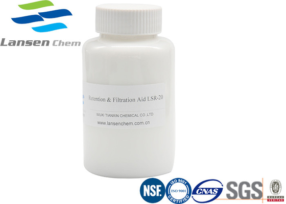 Tipo fabricación de la emulsión de la poliacrilamida de la AYUDA de la filtración de la retención LSR-20 de papel de la cultura