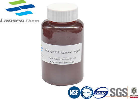 Floculante del tratamiento de aguas residuales de la refinería de Emulsified Yellow Liquid LSY-502 Demulsifier del agente del retiro del aceite del pH 2-5
