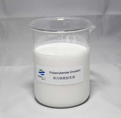 Agente auxiliar químico de PAM Emulsion High Molecular Weight del floculante blanco del polímero