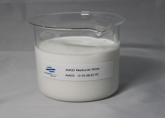 Agente de dimensionamiento de la superficie para la fabricación de papel AKD Alquilo ceteno dimer Emulsión neutra con buena solubilidad
