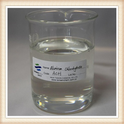 Polvo líquido de aluminio soluble en agua CAS de Chlorohydrate ACH 12042-91-0 sustancias químicas