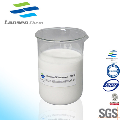 Camine por el fango los añadidos de papel de establecimiento de Polyacrylamide Emulsion Cardboard del agente de la retención de la ayuda del filtro de la retención