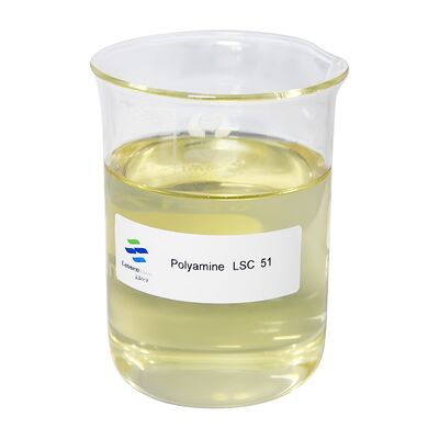 Floculante de poliamina con un contenido sólido del 50% para la clarificación de aguas de alto peso molecular en el tratamiento de aguas residuales de yacimientos petrolíferos